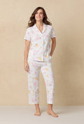 Cottage Garden Cotton Capri Pajama Set