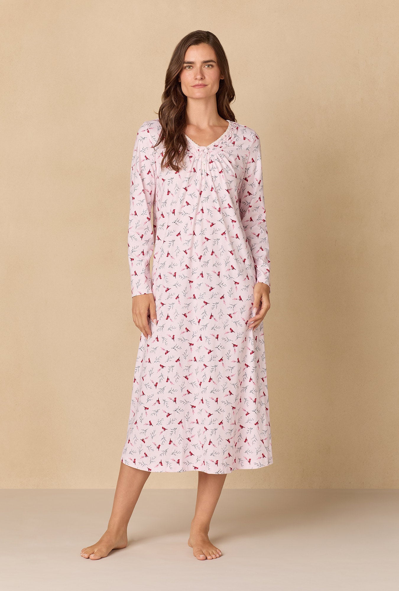 New Cardinal Cotton Ballet Nightgown