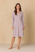 Holiday Floral Cotton Waltz Nightgown