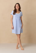 Dreamy Ditsy Short Sleeve Cotton Short Nightgown