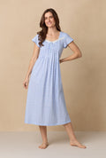 Dreamy Ditsy Cap Sleeve Cotton Ballet Nightgown