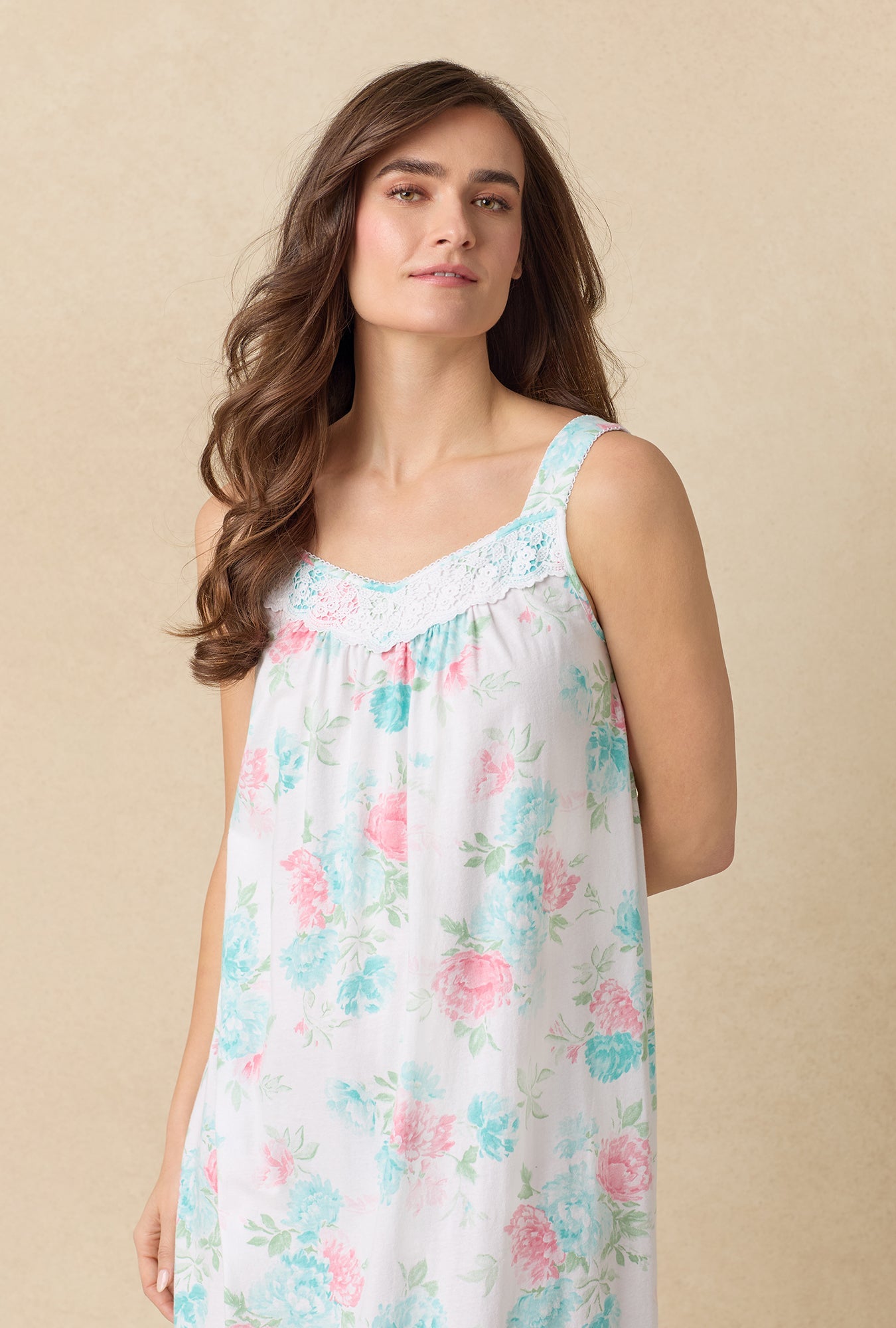 Precious Peony Cotton Ballet Nightgown