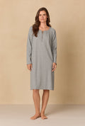 Heather Grey Pointelle Waltz Nightgown