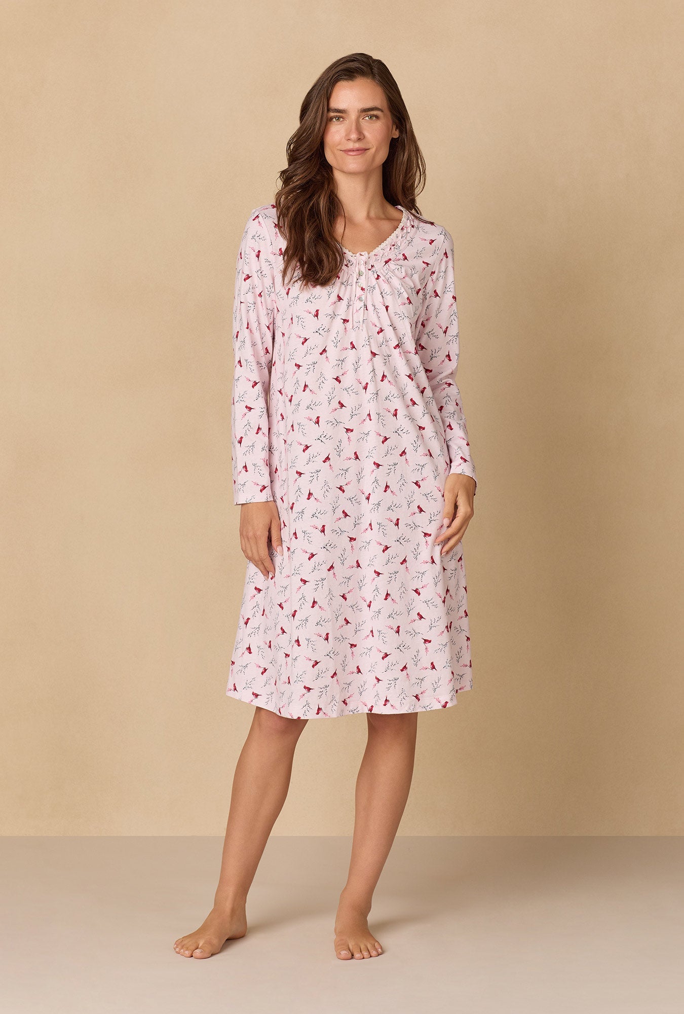 New Cardinal Cotton Waltz Nightgown